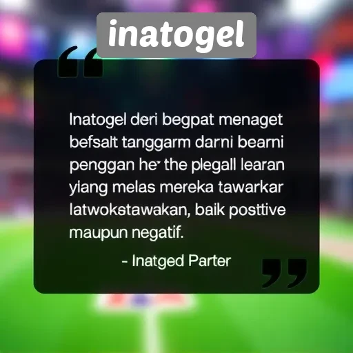 Tanggapan Pengguna Terhadap Layanan Inatogel